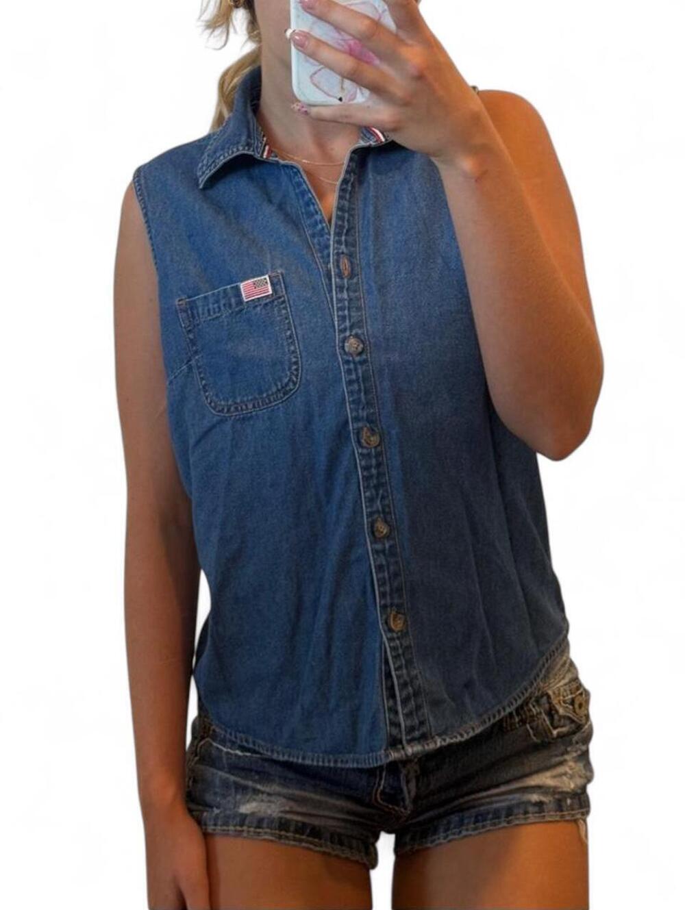 Sonoma Life+Style denim vest